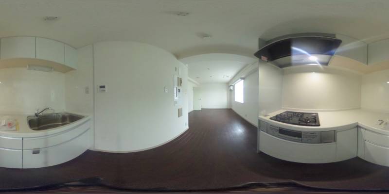 パノラマ画像キッチン