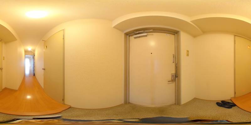 パノラマ画像玄関