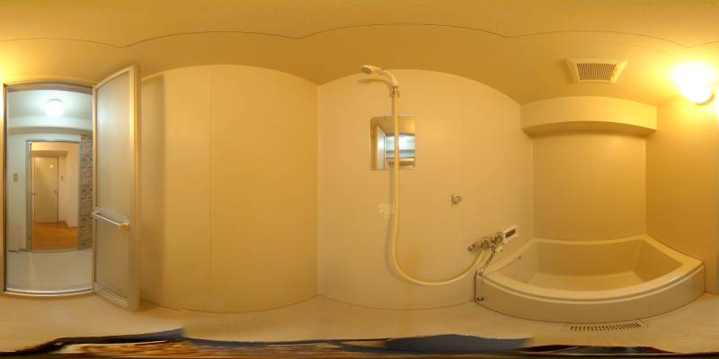 パノラマ画像バスルーム