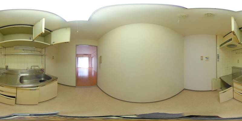 パノラマ画像キッチン