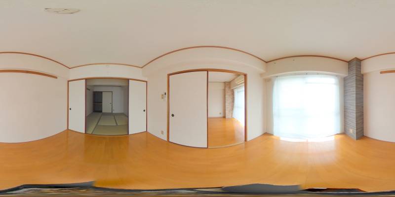 パノラマ画像リビング