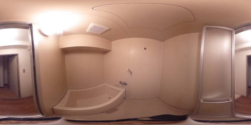 パノラマ画像バスルーム