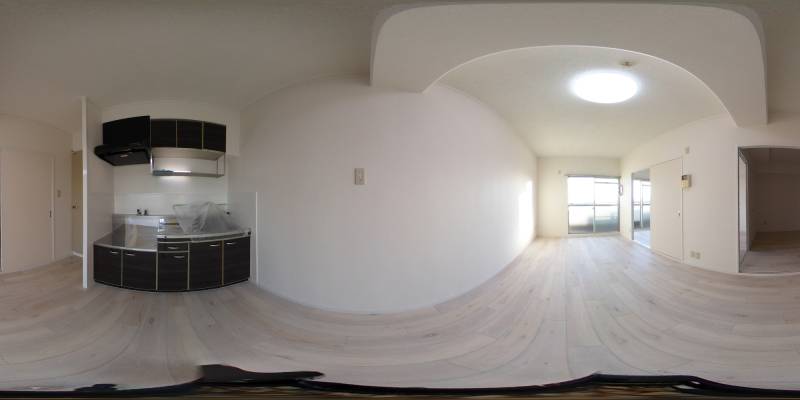 パノラマ画像キッチン