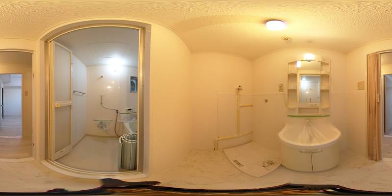 パノラマ画像洗面所