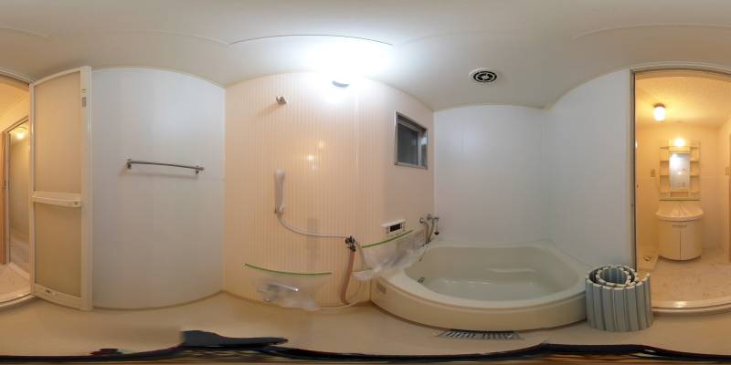 パノラマ画像バスルーム