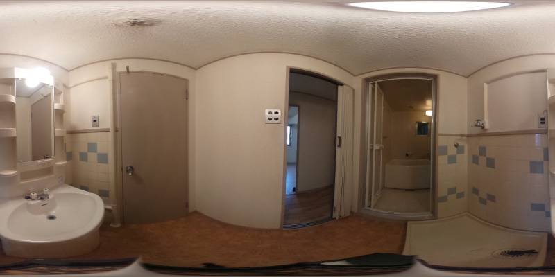 パノラマ画像洗面所