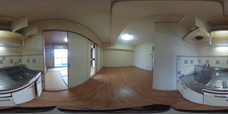 パノラマ画像キッチン