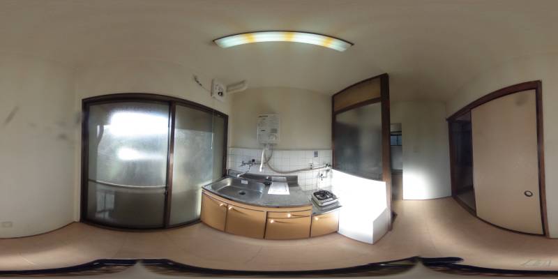 パノラマ画像キッチン