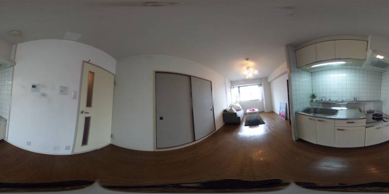 パノラマ画像キッチン