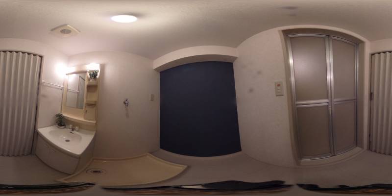 パノラマ画像洗面所