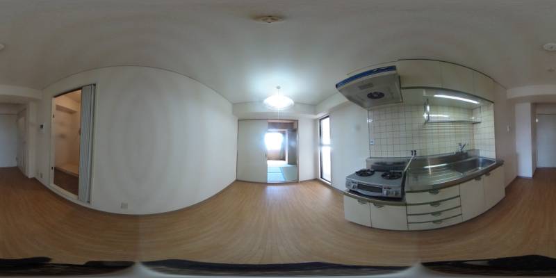 パノラマ画像キッチン