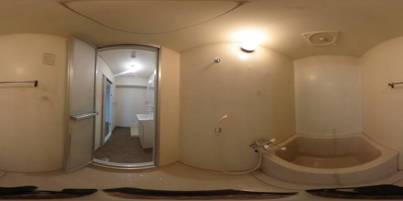 パノラマ画像バスルーム