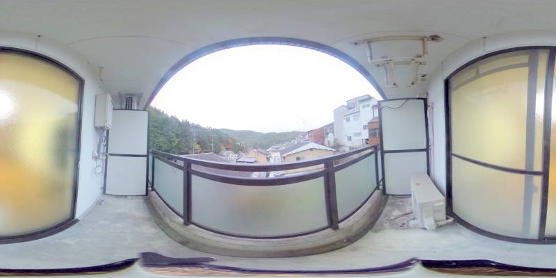 パノラマ画像バルコニー