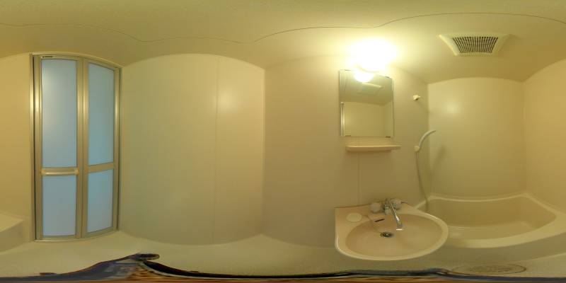 パノラマ画像バスルーム