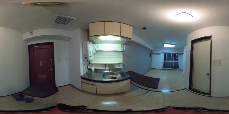 パノラマ画像キッチン