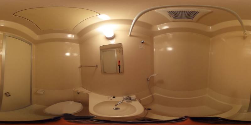 パノラマ画像バスルーム