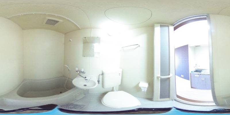 パノラマ画像バスルーム