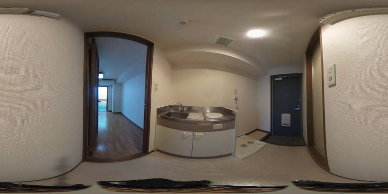 パノラマ画像キッチン