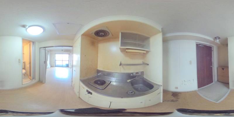 パノラマ画像キッチン