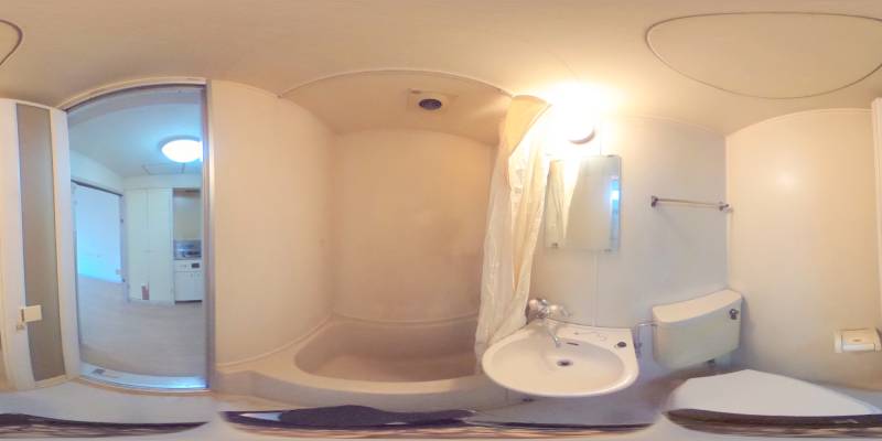 パノラマ画像バスルーム