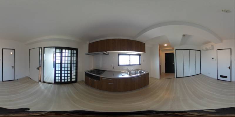 パノラマ画像キッチン