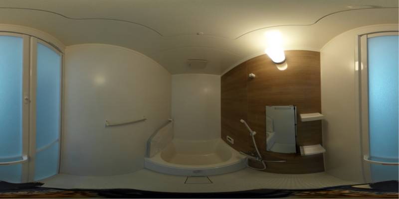 パノラマ画像バスルーム