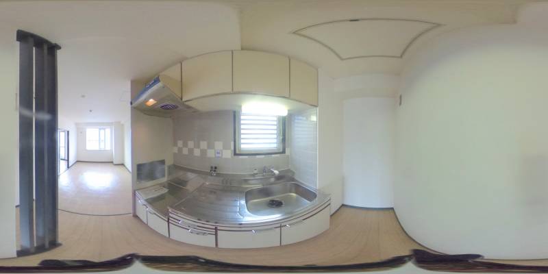 パノラマ画像キッチン