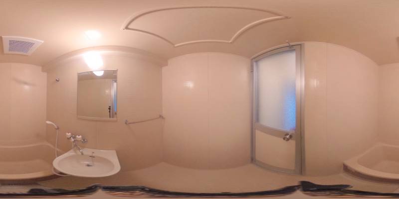 パノラマ画像バスルーム