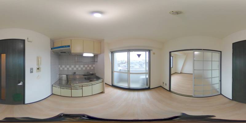 パノラマ画像キッチン