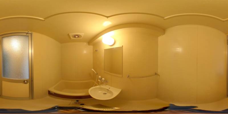 パノラマ画像バスルーム