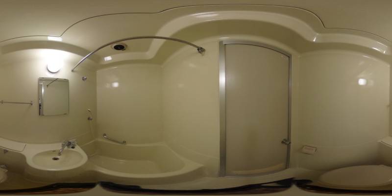 パノラマ画像バスルーム