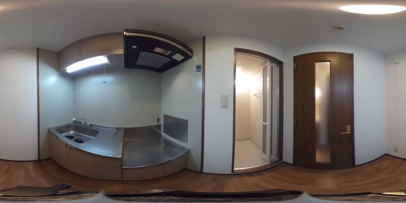 パノラマ画像キッチン