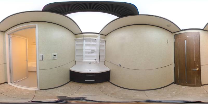 パノラマ画像洗面所