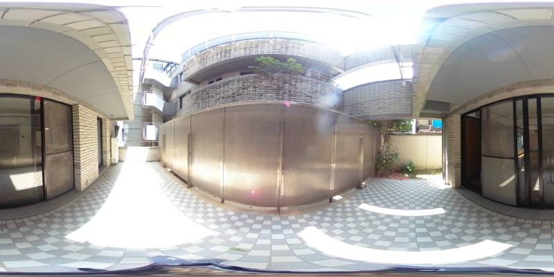 パノラマ画像バルコニー