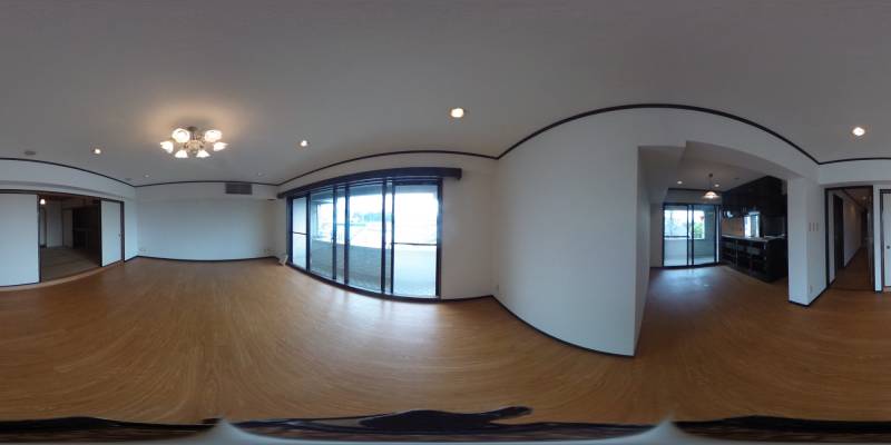 パノラマ画像リビング