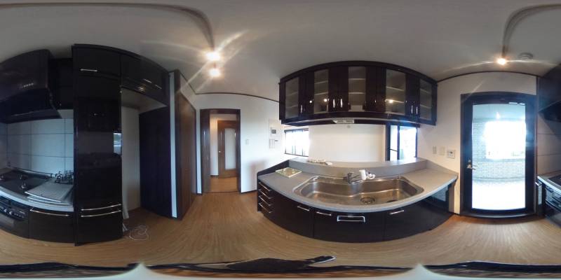 パノラマ画像キッチン