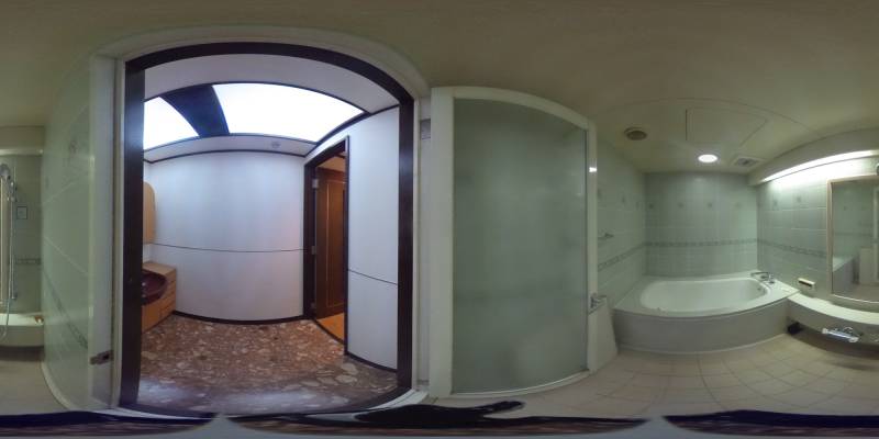 パノラマ画像バスルーム