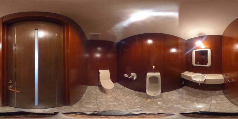 パノラマ画像トイレ