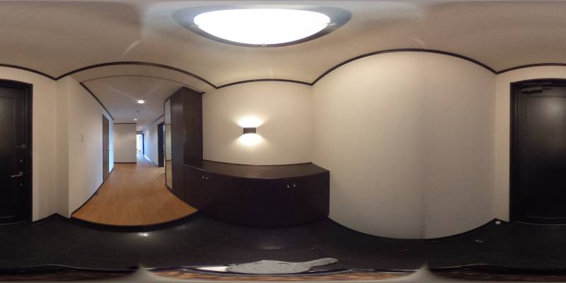 パノラマ画像玄関