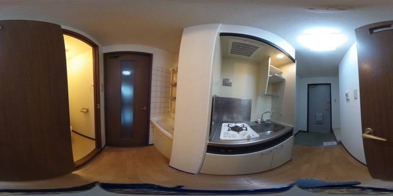 パノラマ画像キッチン