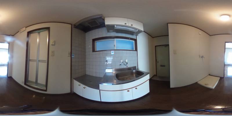 パノラマ画像キッチン