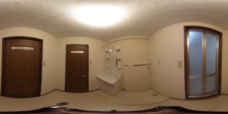 パノラマ画像洗面所