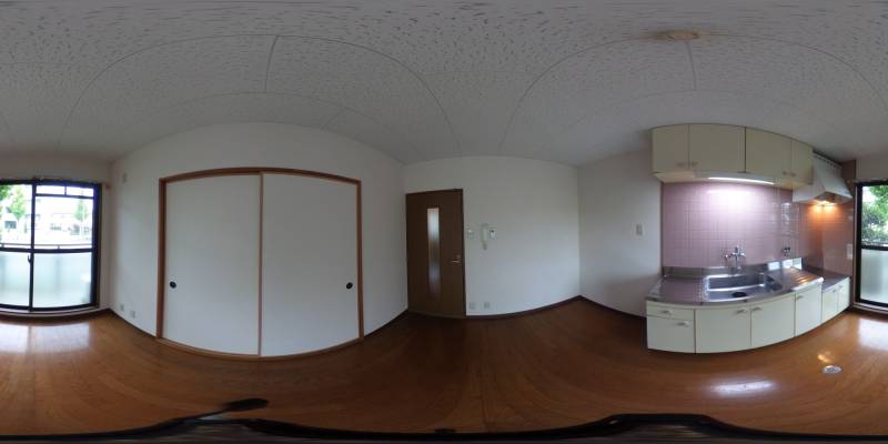 パノラマ画像キッチン