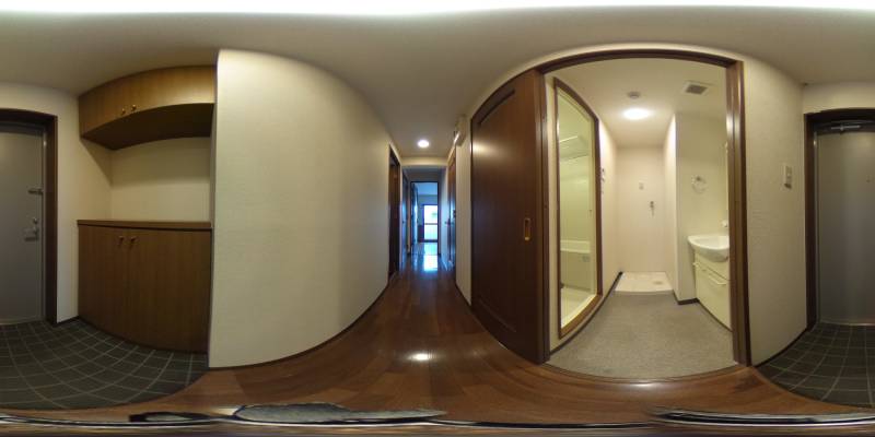 パノラマ画像玄関