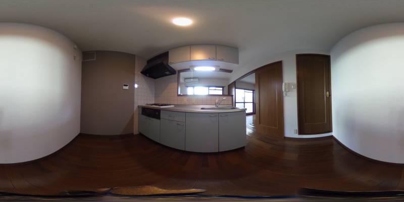 パノラマ画像キッチン