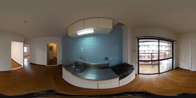 パノラマ画像キッチン