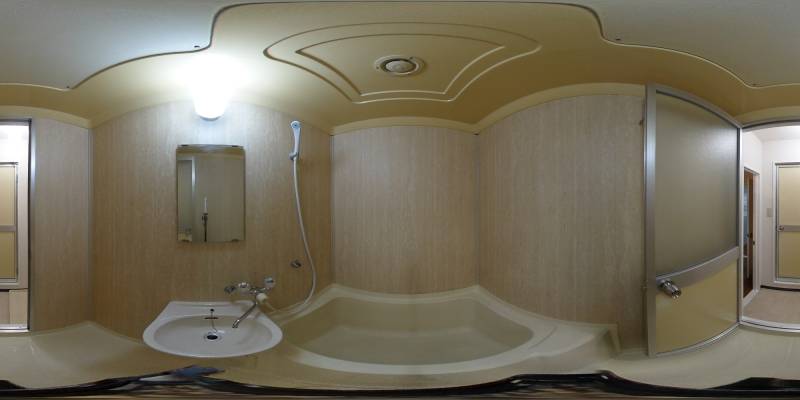 パノラマ画像バスルーム