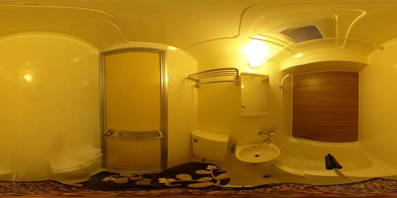 パノラマ画像バスルーム