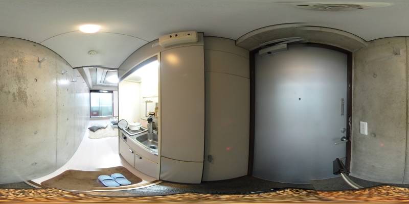 パノラマ画像玄関