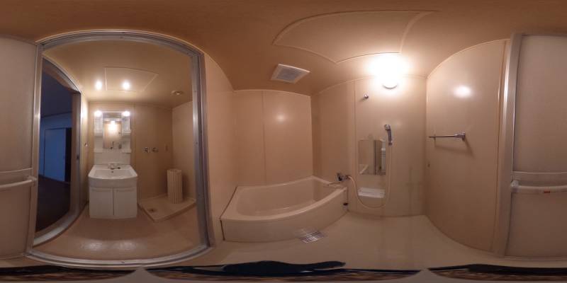 パノラマ画像バスルーム